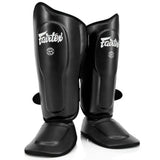 FAIRTEX SP9 ULTRA ERGO SHIN GUARD PROTECTOR S-XL BLACK