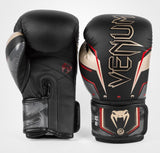 VENUM-04260-603 ELITE EVO MUYA THAI BOXING GLOVES 8-16 OZ Black Gold Red