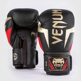 VENUM-1392-603 ELITE MUAY THAI BOXING GLOVES 8-16 OZ Black Gold Red