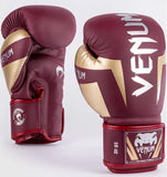 VENUM-1392-611 ELITE MUAY THAI BOXING GLOVES 8-16 OZ Burgundy Gold