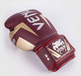 VENUM-1392-611 ELITE MUAY THAI BOXING GLOVES 8-16 OZ Burgundy Gold
