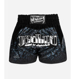 Venum-05107-128 Attack MUAY THAI BOXING Shorts XS-XXL Black Silver