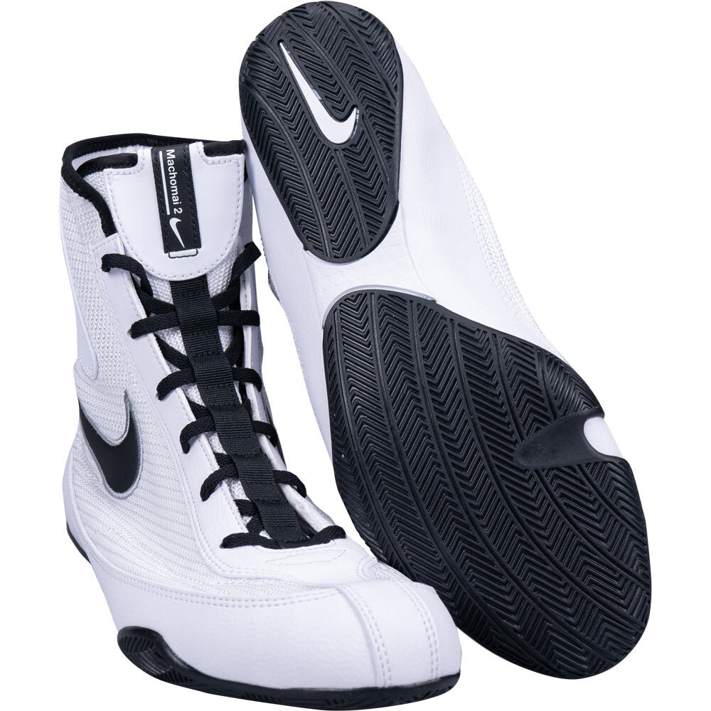 Nike Machomai Boxing Shoes Black/White-Wolf Grey US Men\'s Shoe Size 5.5 Boxing Shoes Nike Machomai - white/black/wolf gray  main image 4