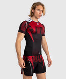 Venum-05176-100 Adrenaline Men’s Short-Sleeve Rashguard M-L Red