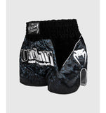 Venum-05107-128 Attack MUAY THAI BOXING Shorts XS-XXL Black Silver