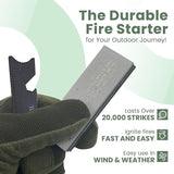 4 in 1 Survival Flint Outdoor Fire Starter Tools