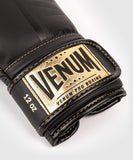 VENUM-03805-573 SHIELD PRO BOXING GLOVES VERLCRO NAPPA LEATHER 8-10 OZ Black / Black-Gold