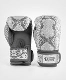 VENUM-05070-002 WHITE SNAKE MUAY THAI BOXING GLOVES FOR WOMEN 8-14 OZ White