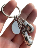 BOXING GLOVES AKR006 Keyring Gifts 8 cm