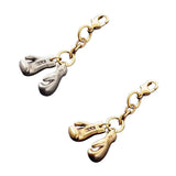 BOXING GLOVES AKR003 Keyring Gifts Copper 4 cm 2 Colours