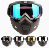 Airsoft Tactical Military Motorcycle Hunting Protection Goggle Full Face Mask Set 7 Colours ATGM006