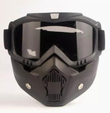 Airsoft Tactical Military Motorcycle Hunting Protection Goggle Full Face Mask Set 7 Colours ATGM006