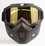Airsoft Tactical Military Motorcycle Hunting Protection Goggle Full Face Mask Set 7 Colours ATGM006