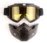 Airsoft Tactical Military Motorcycle Hunting Protection Goggle Full Face Mask Set 7 Colours ATGM006