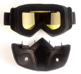 Airsoft Tactical Military Motorcycle Hunting Protection Goggle Full Face Mask Set 7 Colours ATGM006