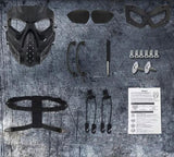 Airsoft Tactical Military Motorcycle Hunting Protection Goggle Skull Full Face Mask Khaki 3 Colours Lenses ATGM015