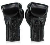 Fairtex BGVG3 GLORY MUAY THAI BOXING GLOVES 10-14 oz BLACK