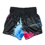 Fairtex MUAY THAI BOXING Shorts S-XL Black Acid Jazz BS1938
