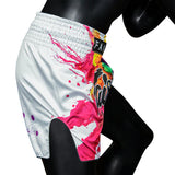 Fairtex MUAY THAI BOXING Shorts S-XL White Funky Soul BS1939
