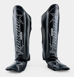 YOKKAO INSTITUTION MUAY THAI BOXING MMA SHIN GUARD PROTECTOR XS-L BLACK