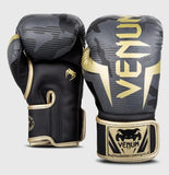 VENUM ELITE MUAY THAI BOXING GLOVES 8-16 OZ Dark Camo Gold
