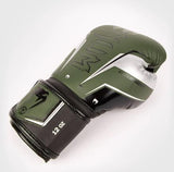 VENUM ELITE EVO MUYA THAI BOXING GLOVES 8-16 OZ Khaki Silver