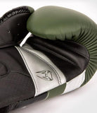 VENUM ELITE EVO MUYA THAI BOXING GLOVES 8-16 OZ Khaki Silver