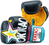 YOKKAO HAVANA MUAY THAI BOXING GLOVES 8-16 oz BLACK