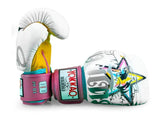 YOKKAO HAVANA MUAY THAI BOXING GLOVES 8-16 oz WHITE