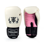 Top King Ultimate Velcro TKBGUV Muay Thai Boxhandschuhe für Kinder, Rindsleder, 170 g, 6 Farben
