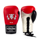 Top King TKBGPL Pro Lace Up MUAY THAI BOXING GLOVES 8-14 oz 3 Colours