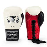 Top King TKBGPL Pro Lace Up MUAY THAI BOXING GLOVES 8-14 oz 3 Colours