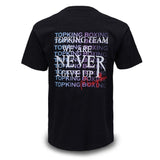 TOP KING TKTSH-035 MUAY THAI BOXING T-SHIRT Size S-XXL Black