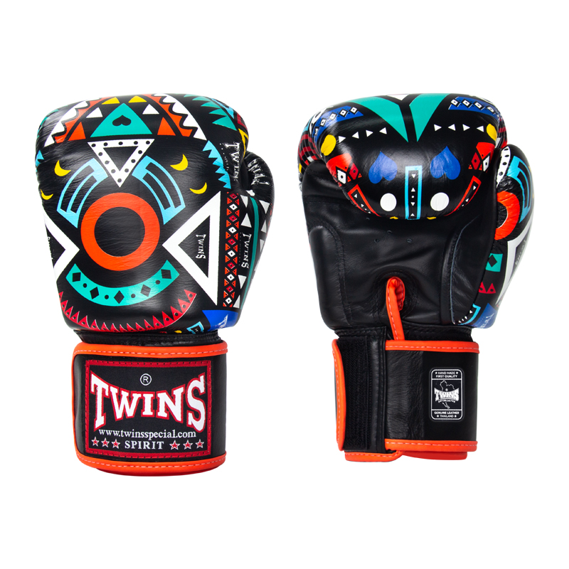 TWINS SPIRIT MUAY THAI BOXHANDSCHUHE Flying Dragon 8-14 oz FBGVL3-49 R