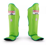 YOKKAO MATRIX LIME MUAY THAI BOXING MMA SHIN GUARD PROTECTOR XS-L
