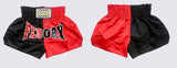 FLUORY MTSF34B MUAY THAI BOXING SHORTS XS-XXXL RED UNISEX JUNIOR & ADULT
