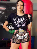 FLUORY MTSF52 MUAY THAI BOXSHORTS XS-XXXL UNISEX JUNIOR & ERWACHSENE
