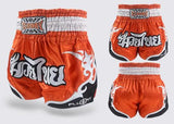 FLUORY MTSF53 MUAY THAI BOXING SHORTS XS-XXXL ORANGE UNISEX JUNIOR & ADULT