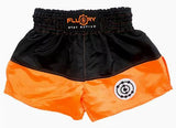 FLUORY MTSF55A MUAY THAI BOXSHORTS XS-XXXL ORANGE UNISEX JUNIOR & ERWACHSENE