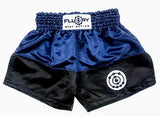 FLUORY MTSF55D MUAY THAI BOXSHORTS XS-XXXL DUNKELBLAU UNISEX JUNIOR & ERWACHSENE