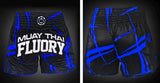 FLUORY MTSF60B MUAY THAI BOXSHORTS XS-XXXL UNISEX JUNIOR & ERWACHSENE