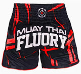 FLUORY MTSF60R MUAY THAI BOXSHORTS XS-XXXL UNISEX JUNIOR & ERWACHSENE