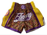 FLUORY MTSF82A MUAY THAI BOXING SHORTS XS-XXXL UNISEX JUNIOR & ADULT