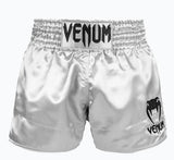 Venum-03813-451  Classic MUAY THAI BOXING Shorts S-XXL Silver Black