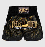 Venum-05107-126 Attack MUAY THAI BOXING Shorts XS-XXL Black Gold
