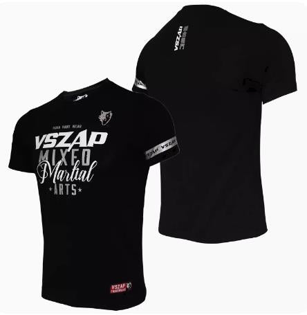 Vszap Mixed Martial Arts VT020 Muay Thai Boxing T-Shirt S-4XL Black