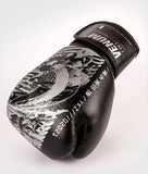 VENUM YKZ21 KIDS MUAY THAI BOXING GLOVES 4-6 oz Black White