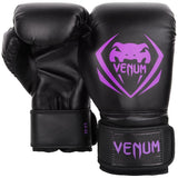 VENUM CONTENDER MUAY THAI BOXHANDSCHUHE 8-16 OZ Schwarz Lila