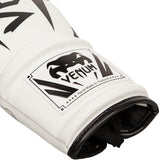 VENUM ELITE MUAY THAI BOXING GLOVES LACE UP 8-14 OZ White