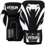 VENUM IMPACT MUAY THAI BOXING GLOVES 8-16 OZ Black White